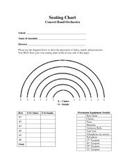 Concert Band Seating Chart Template – Review Home Decor