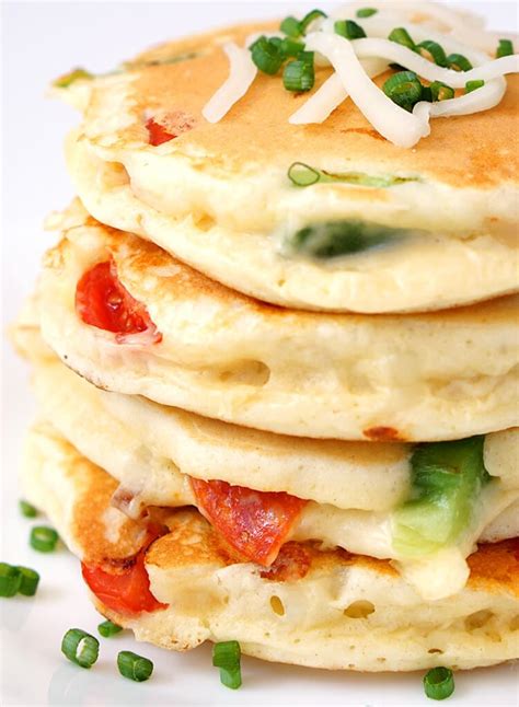 Pizza Pancakes - Quick & Easy Dinner Idea - Happiness is Homemade