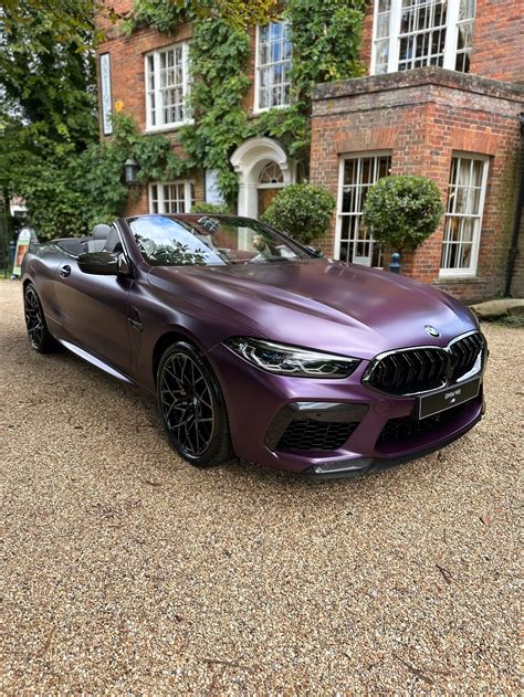 BMW M8 Convertible In Frozen Purple: A Blend Of Power And Elegance - Primenewsprint