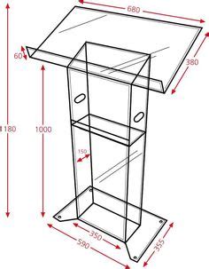 Plan of a perspex trim lectern Furniture Plans, Diy Furniture, Church Stage Design, Kiosk Design ...