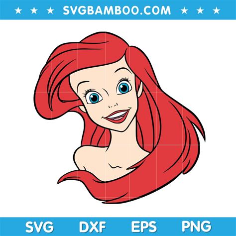 Ariel Moon SVG, Disney Ariel and The Moon SVG