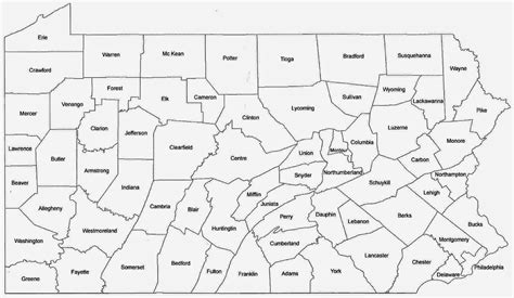 Maps Of Pennsylvania Counties