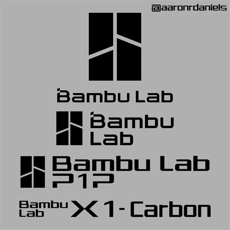 Free 3D file Bambu Lab Logo Re-creation Set 95% Accurate SVG / Vector 🥼 ・3D printer design to ...