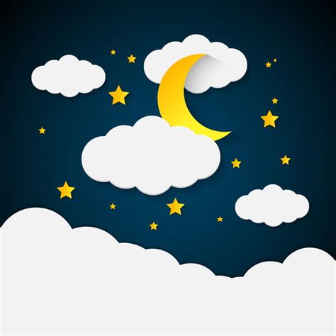 Night Sky Clip Art At Vector Clip Art Online, Royalty Free , 60% OFF