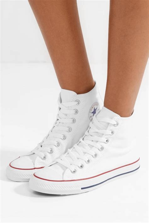 White | Womens Converse Sneakers Chuck Taylor canvas high-top sneakers White ⋆ Tippi Online