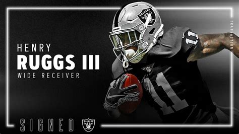 Raiders sign first-round pick WR Henry Ruggs III