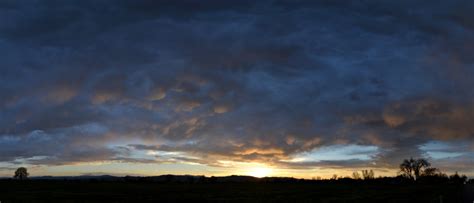 Mammatus Clouds, Sunset Panoramic, 2013-05-16 - Sunsets | Colorado ...