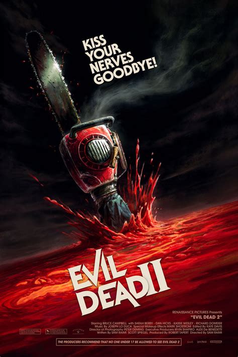 Evil Dead II - Movie Poster by James Bousema | Vice Press