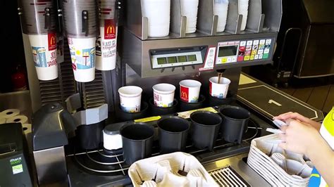 McDonald's drink dispenser - YouTube