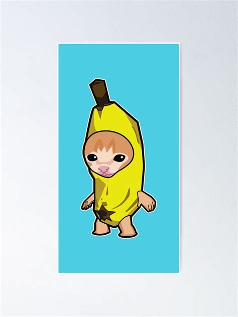 "Happy Happy Banana Cat meme" Poster for Sale by Rzera- | Redbubble