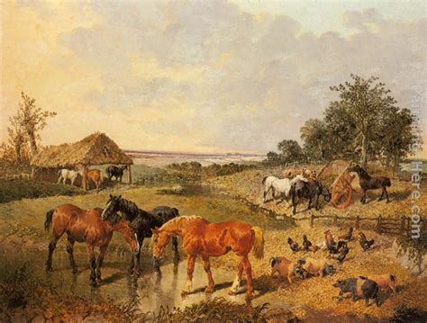 John Frederick Herring, Jnr Country Life painting anysize 50% off - Country Life painting for sale