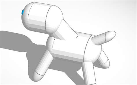 3D design Dog - Tinkercad