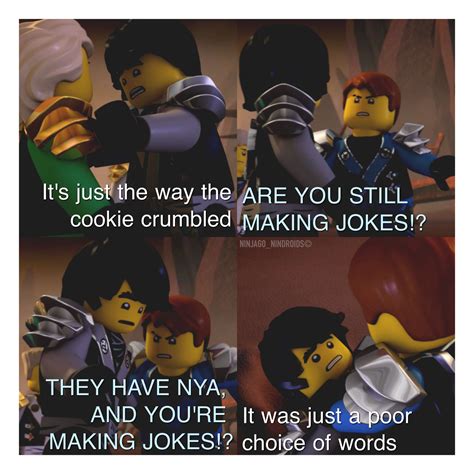 So Jay is usually is a soft guy but when it comes to Nya don't mess him!!! Ninjago Memes, Lego ...