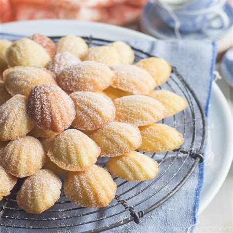 Orange Blossom Madeleines - Baking A Moment