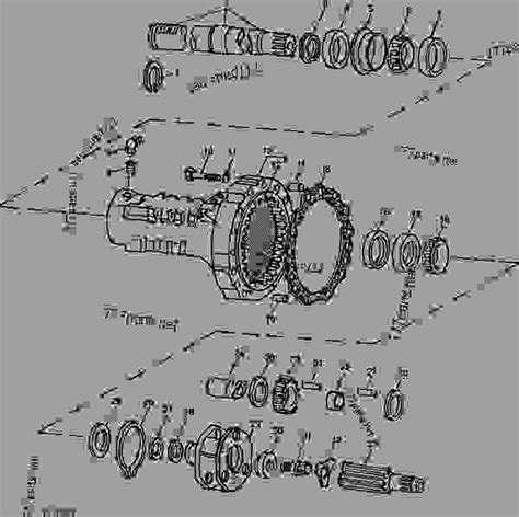 PLANETARY AND REAR AXLE [03G13] - TRACTOR John Deere 4640 - TRACTOR - 4640 and 4840 Tractors 50 ...