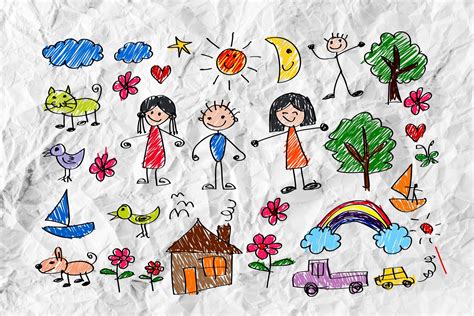 Children's Drawings Idea Design Free Stock Photo - Public Domain Pictures