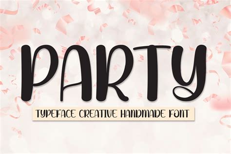 Party Font by william jhordy · Creative Fabrica