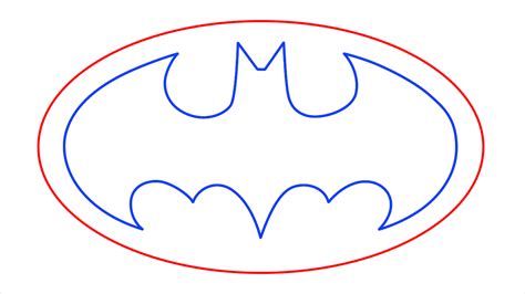 Batman Logo Drawing Easy | Easy.rjuuc.edu.np