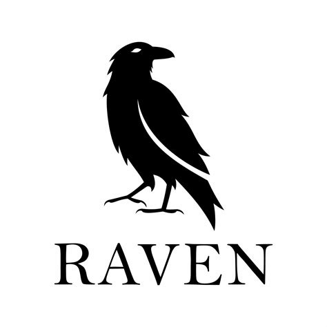 raven silhouette logo 6720661 Vector Art at Vecteezy