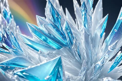 Premium AI Image | ice crystals