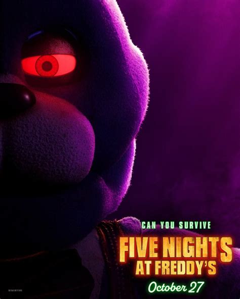 New FNAF Movie Posters Show the Creepy Animatronic Characters - Try Hard Guides