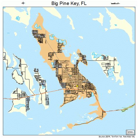 Big Pine Key Florida Street Map 1206425