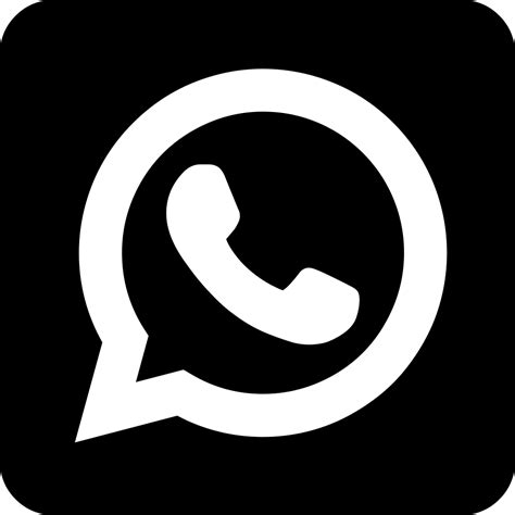 Whatsapp Negro Png - PNG Image Collection