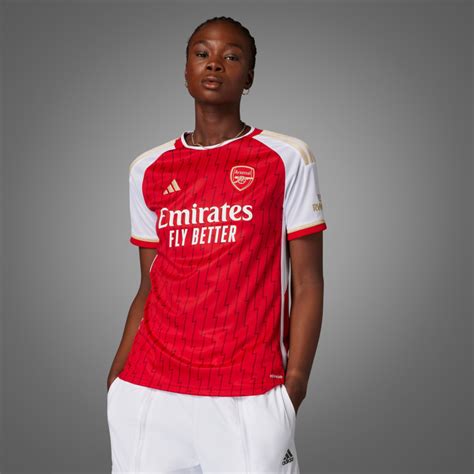 adidas Women's Soccer Arsenal 23/24 Home Jersey - Red | Free Shipping with adiClub | adidas US