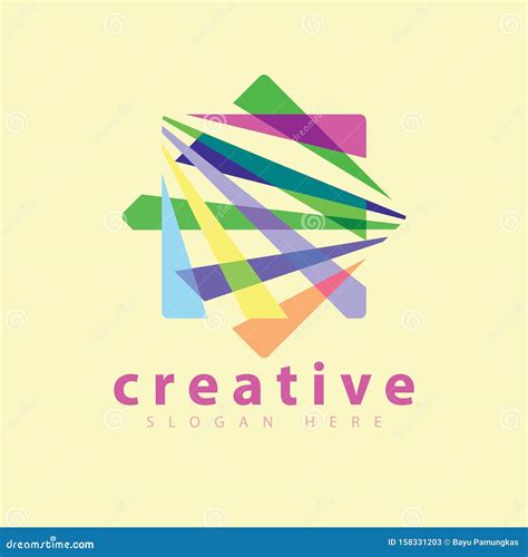 Color Square Logo Icon Vector Template Stock Vector - Illustration of cool, element: 158331203