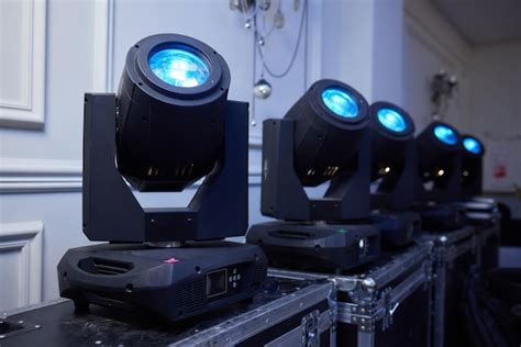 Premium Photo | Installation of professional sound light video and stage equipment for a concert ...