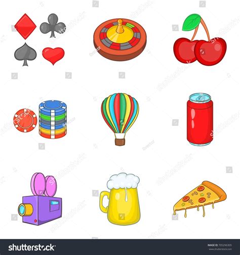 Distraction Icons Set Cartoon Set 9 Stock Vector (Royalty Free) 705296305 | Shutterstock