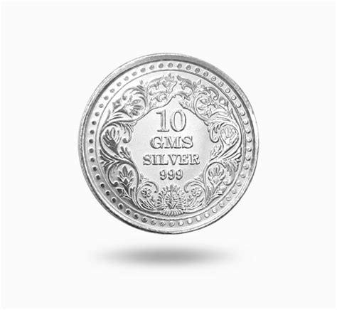 Buy 999 Fine Silver Coin 10 Gram at the Lowest Price in India