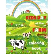 Farm Animals Kids Coloring Book Ages 4 to 8 : 50 + Adorable Farm ...