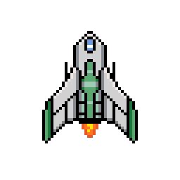 New spaceship that i made. I am still quite new to pixel art, so I would love some feedback ...