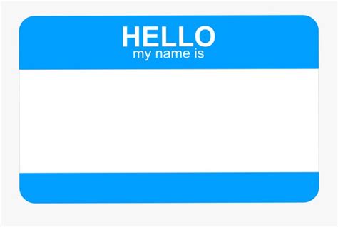 Clip Art Hello My Name Is Tags - Hello My Name is a free transparent background clipart image ...