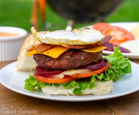 Aussie Burger With The Lot • Curious Cuisiniere