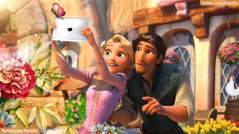 Tangled Ipad Butterfly Rapunzel Flynn Rider (@ParisPic) - Disney Fan Art (35584899) - Fanpop