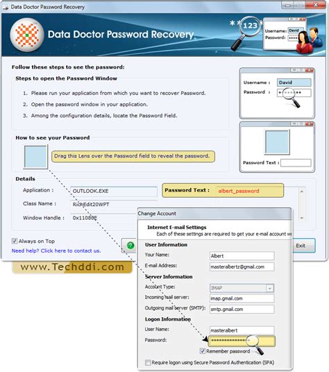 Password Recovery Software restores lost or forgotten passwords from ...