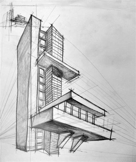 Simple Building Sketch at PaintingValley.com | Explore collection of Simple Building Sketch