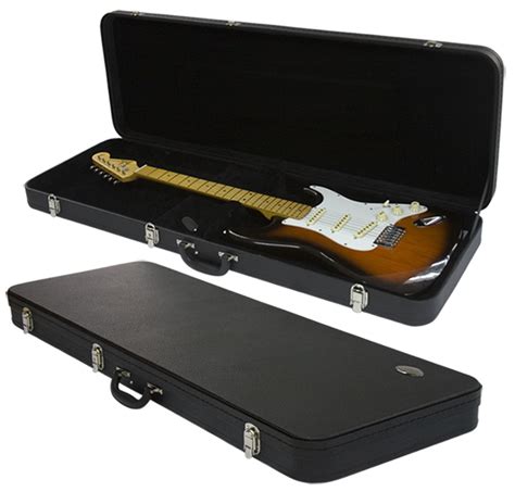 CNB EC22 Rectangular Light Wood Electric Guitar Case - Trax Music Store