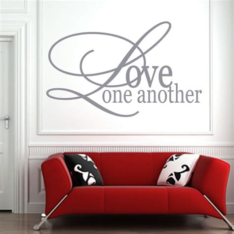 Love One Another Quote Wall Sticker / Decal - World of Wall Stickers