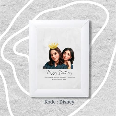 Jual Photo Frame Cartoon/Foto Bingkai Kartun Disney | Shopee Indonesia