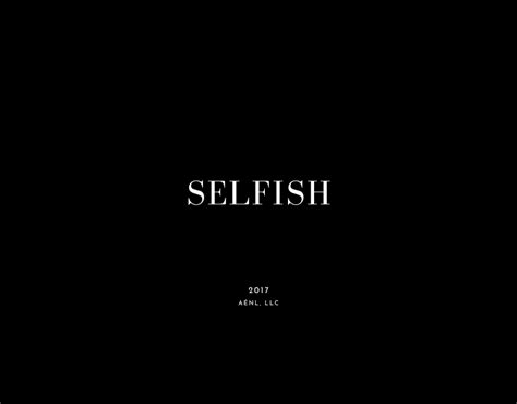 selfish. on Behance