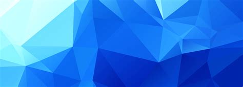 Abstract blue horizontal polygon banner 1311225 Vector Art at Vecteezy