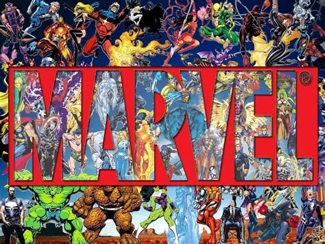 Marvel Logo Wallpaper - WallpaperSafari