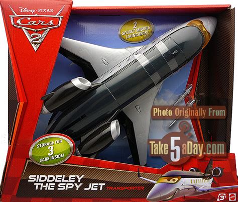 Mattel Disney Pixar Diecast CARS 2: Siddeley Spy Plane – First Class | Take Five a Day