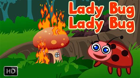 Lady Bug Lady Bug With Lyrics - Nursery Rhymes for Children - YouTube