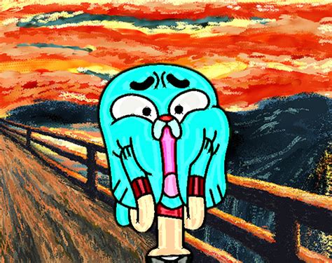 Image - Gumball Watterson the scream tawog.png | The Amazing World of ...