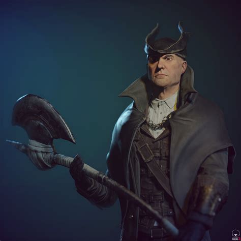 ArtStation - Bloodborne Hunter Fan Art