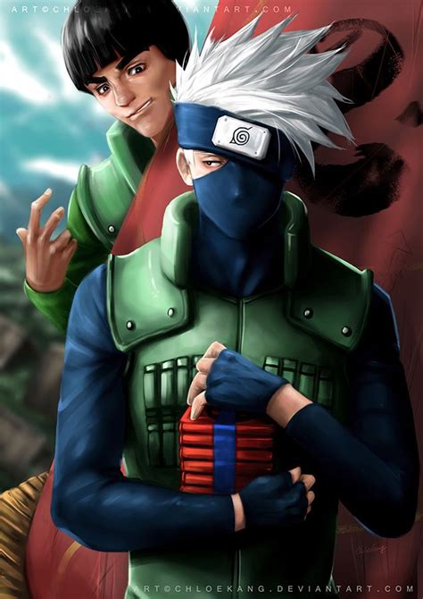 Hatake Kakashi + Might Guy by ChloeKang on DeviantArt | Kakashi, Naruto shippuden sasuke, Naruto ...